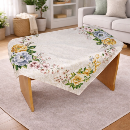 Gobelínový obrus - 037C, 100x100 cm šípové ruže