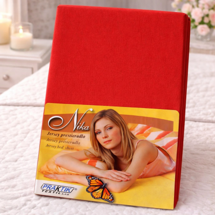 Jersey plachta NIKA červená