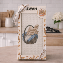 Kuchynská utierka v darčekovom balení bagety 89