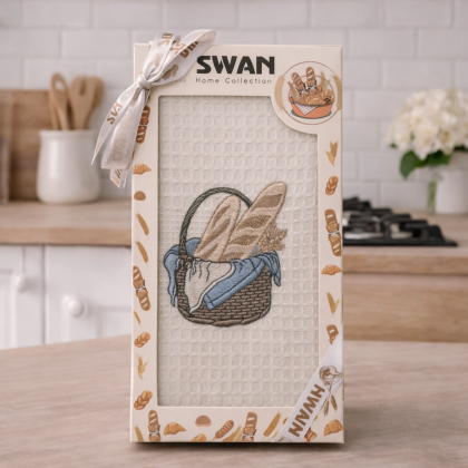 Kuchynská utierka v darčekovom balení bagety 89