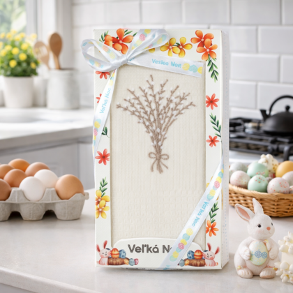 Kuchynská utierka v darčekovom balení 06 bahniatka