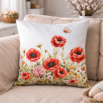 Obliečka na vankúš 40x40 cm 2200 divé maky Obliečka na vankúš 40x40 cm 2200 divé maky