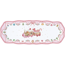 Porcelánová servírovacia tácka Sweet Christmas 37x14 cm