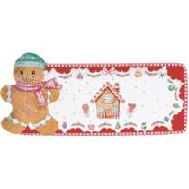 Porcelánová servírovacia tácka Sweet Christmas 36x16 cm Porcelánová servírovacia tácka Sweet Christmas 36x16 cm