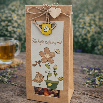  Darčeková krabička Nechajte svoje sny rásť - zmes orechov a ovocia 80g