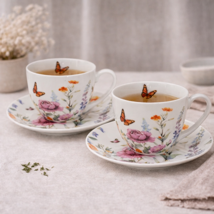 Set šálok pre dvoch Summer 0,27l porcelán Set šálok pre dvoch Summer 0,27l porcelán