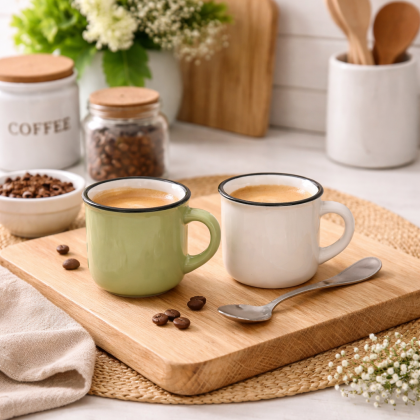 Hrnček Espresso Green 100 ml zelený