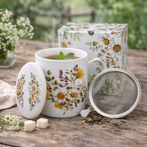 Bylinkový hrnček Sedmokráska 0,35l porcelán