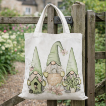 Nákupná taška bavlnená 38 záhradný trpaslík