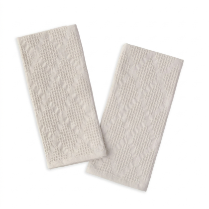 Kuchynské utierky Bety 2ks natur biela