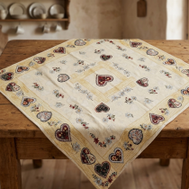 Gobelínové obrusy - V18 BURU srdcia