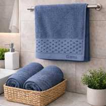 NEW CHIC - bavlnené uteráky a osušky modrá