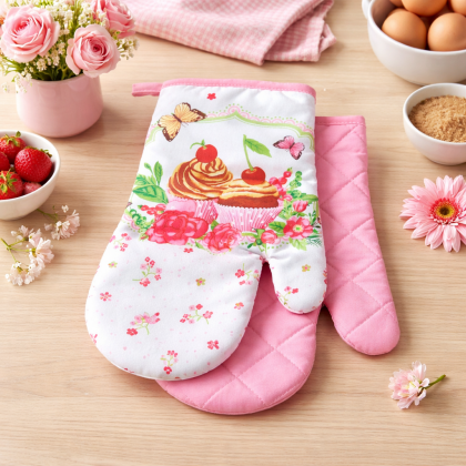 CHŇAPKA kuchynská rukavica 2 ks - FS09 muffin