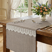 Jemný obrus ELINE 40x140 cm sivý