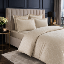 Posteľné obliečky bambusový damašok Finezza - bežová