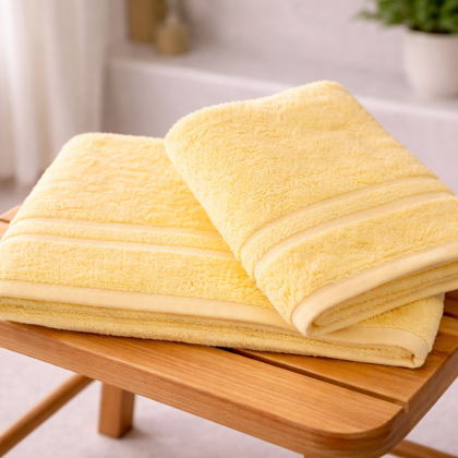 Froté uteráky, osušky EMKA banánový