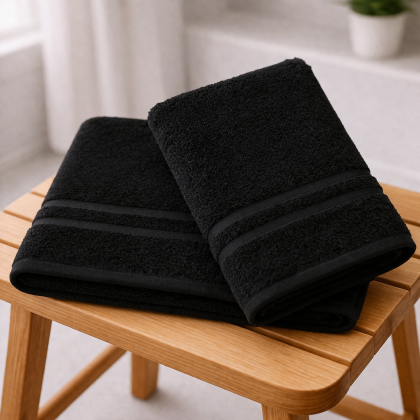 Froté uteráky, osušky EMKA čierne