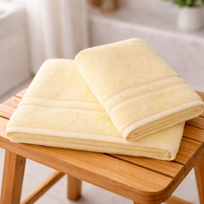 Froté uteráky, osušky EMKA citrónovo žltý