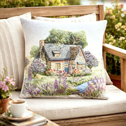 Dekoračná obliečka na vankúš z gobelínu 121C