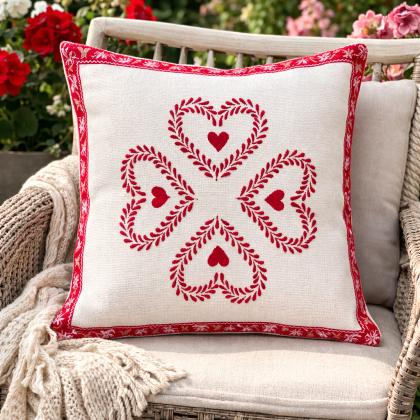 Dekoračná obliečka GOBELÍN - HEART SAONE