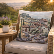 Gobelínová obliečka na vankúš 1369 levanduľa