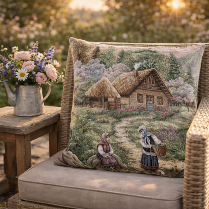 Gobelínová obliečka na vankúš 6231 vidiek