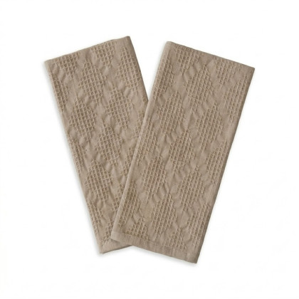 Kuchynské utierky Bety 2ks natur hnedá