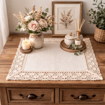 Krajkové prestieranie Gastro Prima 40x40 cm krémový s krajkou