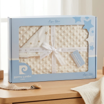 Zamatová deka Pierre Cardin 110x140 cm krémová