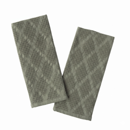 Kuchynské utierky Bety 2ks natur zelená