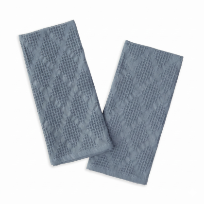 Kuchynské utierky Bety 2ks natur modrá