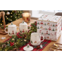 Porcelánové hrnčeky so sitkom Let It Snow 4ks 450 ml