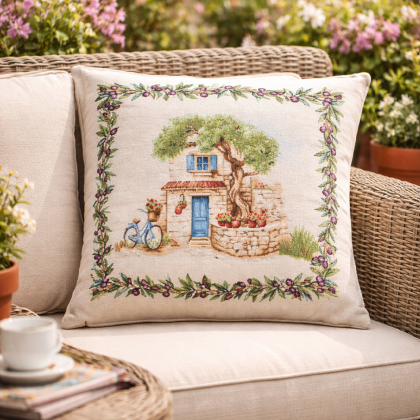 Dekoračná obliečka na vankúš z gobelínu 118C-A