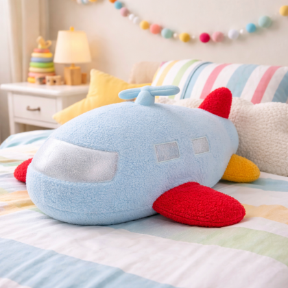 Plyšová hračka, vankúš Lietadlo 55 cm