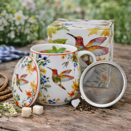 Bylinkový hrnček Kolibrík 0,43 l porcelán Bylinkový hrnček Kolibrík 0,43 l porcelán