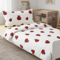 Posteľné obliečky do postieľky 164 A lienky