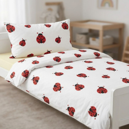 Posteľné obliečky do postieľky 164 A lienky