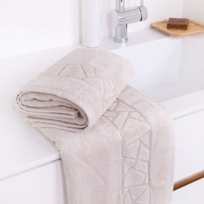 Sophia White Sand - bavlnené uteráky, osušky