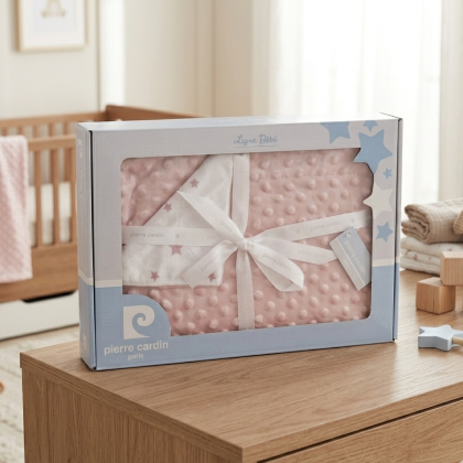 Zamatová deka Pierre Cardin 110x140 cm ružová