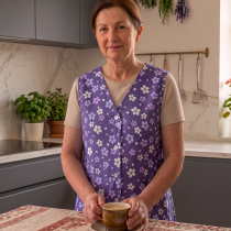 Kuchynská ZÁSTERA šatová 3/4, bavlna 39 Kuchynská ZÁSTERA šatová 3/4, bavlna 39