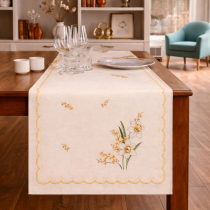 Gobelínová šerpa - behúň 40x100 cm Amber narcisy