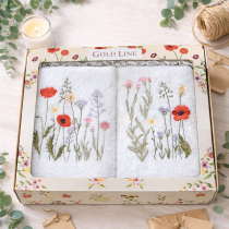 Set uterákov Lúčne kvety 20 biele