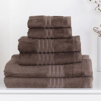 ARUBA - hnedé bavlnené uteráky, osušky