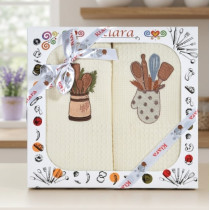 Kuchynské utierky 2ks v darčekovom balení varešky 165