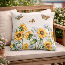 Dekoračná obliečka na vankúš z gobelínu 120C