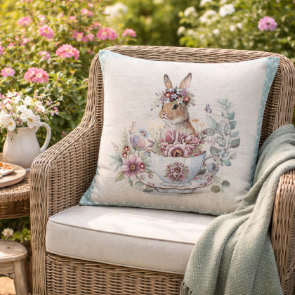 Gobelínová veľkonočná obliečka na vankúš 1236