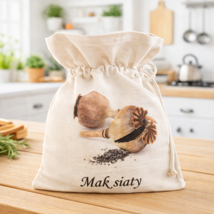 Vrecko na bylinky 30x35 cm – Mak siaty