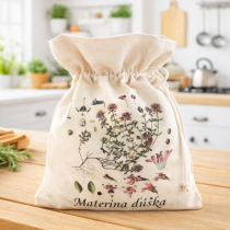 Vrecko na bylinky 30x35 cm – Materina dúška