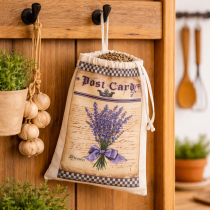 Vrecko na bylinky 20x30 cm – Levanduľa 25