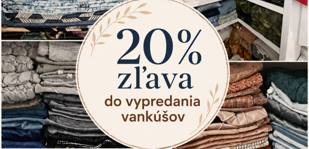 Dokonalé stĺpčeky obliečok a vankúšov: Príďte nám to pokaziť! (Zľava 20 %) | EVENIT